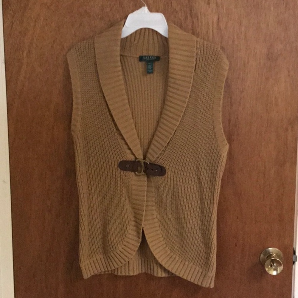 Ralph Lauren Buckle Sweater Vest